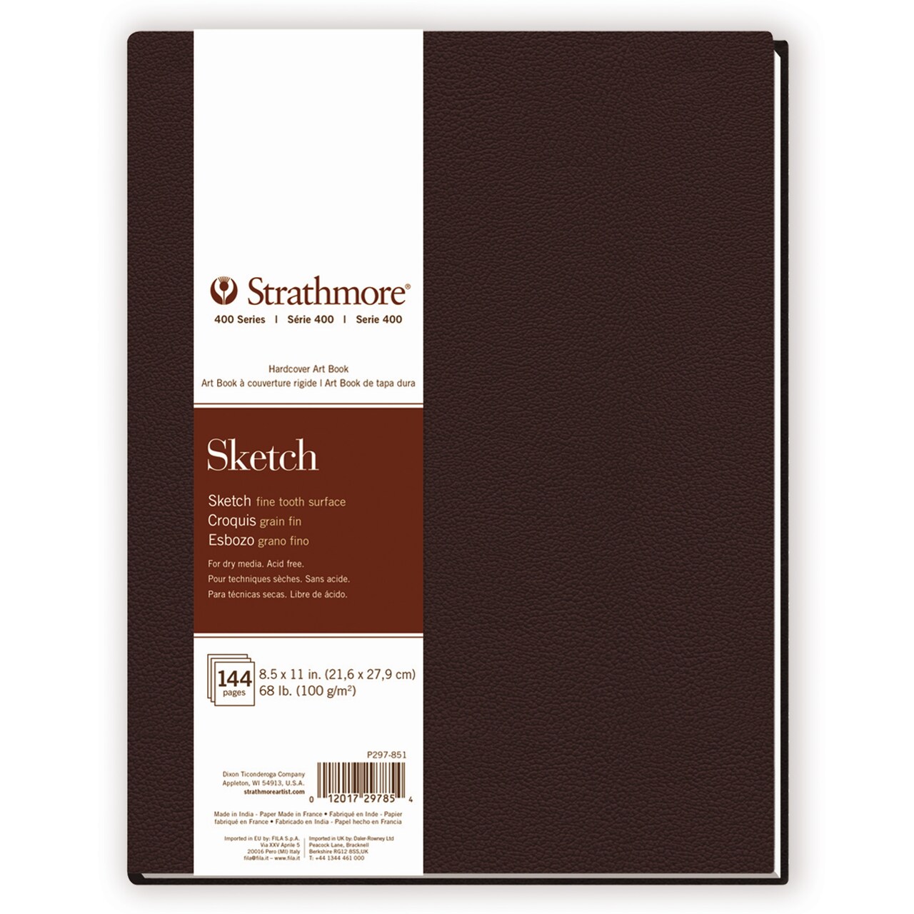 Strathmore 400 Series Sketch Paper Art Book 8.5"X11"-72 Sheets